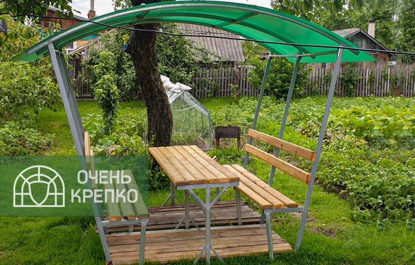 Беседка Компакт на дачу фото 2